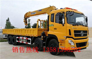 东风天龙与徐工随车吊 强强联合的工程利器